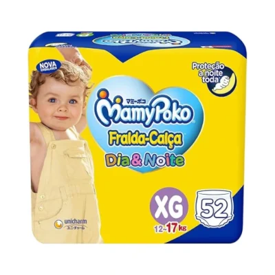 MamyPoko Fralda-Calça Dia&Noite Xg 52 Unidades